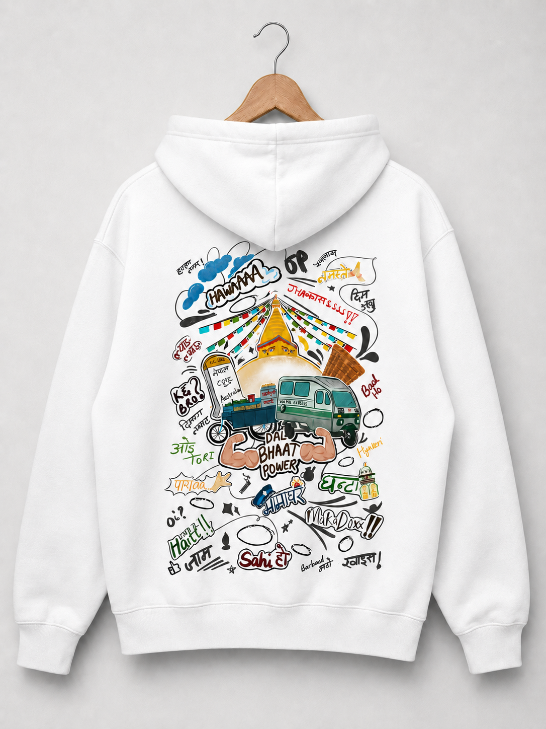 DAL BHAAT POWER HOODIE