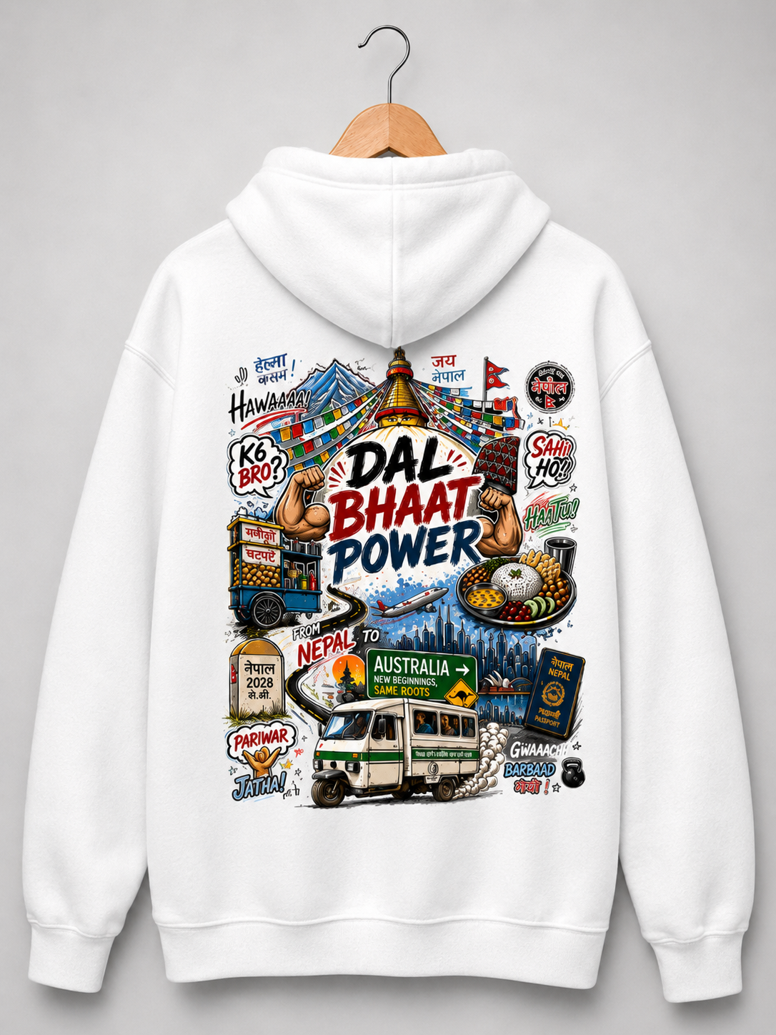 NEPAL → AUSTRALIA HOODIE